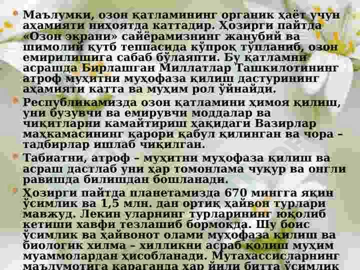 EKOLOGIK MUOMMOLAR 5