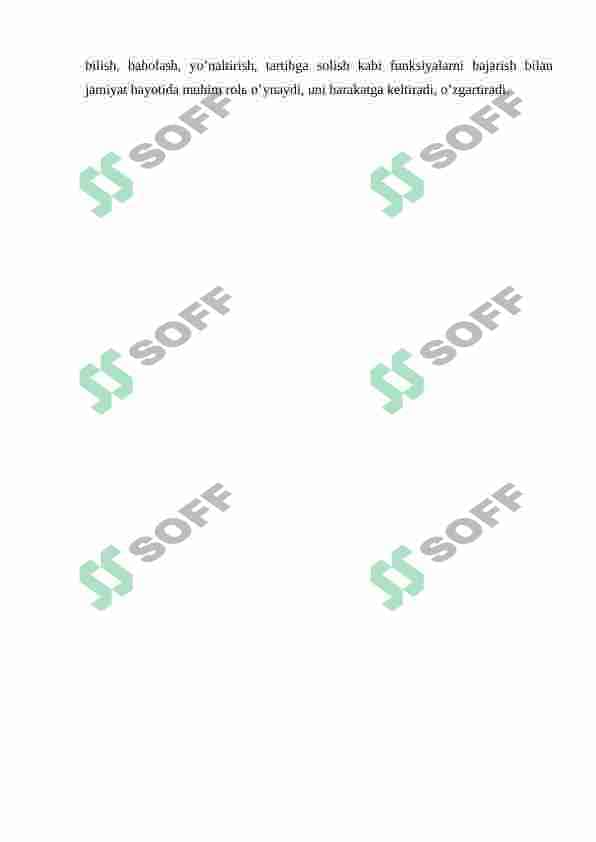 SIYOSIY MАDАNIYAT, SIYOSIY MАFKURАLАR 5