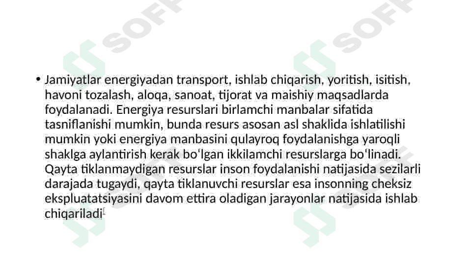 Energetik resurslarni qazib olishni mamlakatimizdagi ekologiyaga ta’siri 5
