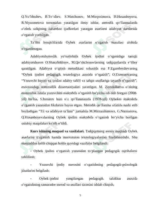Oybek adabiyotshunos 5