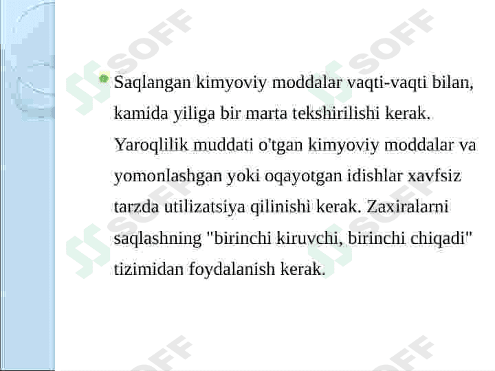 Kinyoviy moddalar va ularni utilizatsiya qilish 5