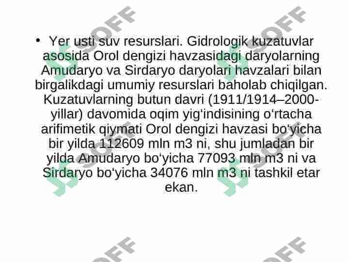 O‘ZBEKISTON RESPUBLIKASI SUV XO‘JALIGI VAZIRLIGI BOSHQARUV TIZIMI TARKIBI VA ULARNING VAZIFALARI 5