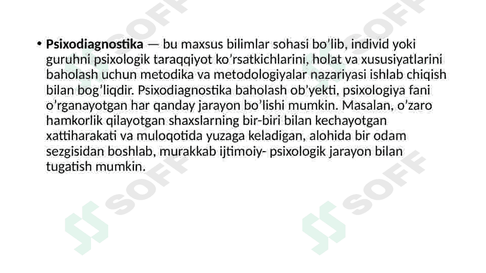 Kasbiy faoliyat psixodiagnostikasi va kasbiy layoqat tashxisi 5
