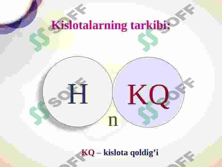 KISLOTALAR VA ULARNING XOSSALARI 5