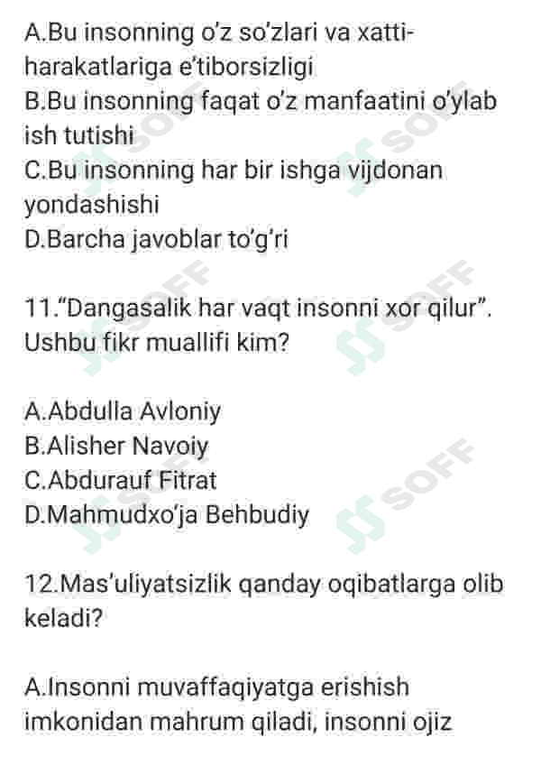 Tarixdan test 5