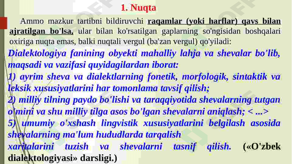 Nuqta,So’roq,Ko’p nuqta,Undov haqida umumiy tushuncha. 5