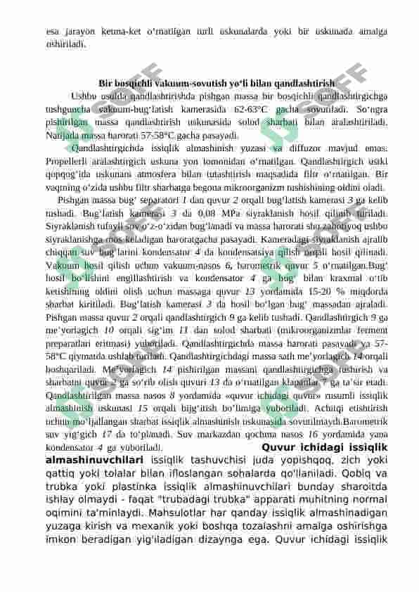 Spirt ishlab chiqarishda Fermentyor apparati 5