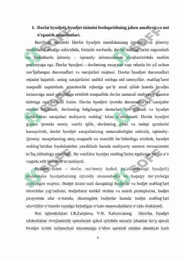 Germaniya Federativ Respublikasi davlat byudjeti 5