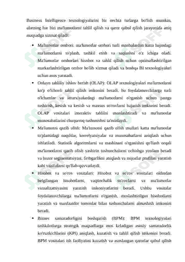 Turli tarmoqlarda axborot  tizimlarining qo`llanilishi. 6