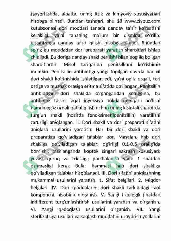 Farmatsevtik texnalogiyada ishlab  chiqarilyotgan yangi dori shakillari 6