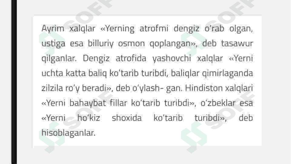 Yerning shakli va harakatlari. 6
