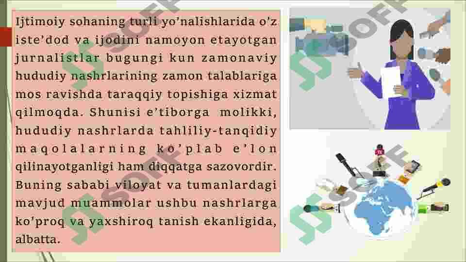 Milliy va xorijiy OAVning o'zaro qiyosiy tahlili 6
