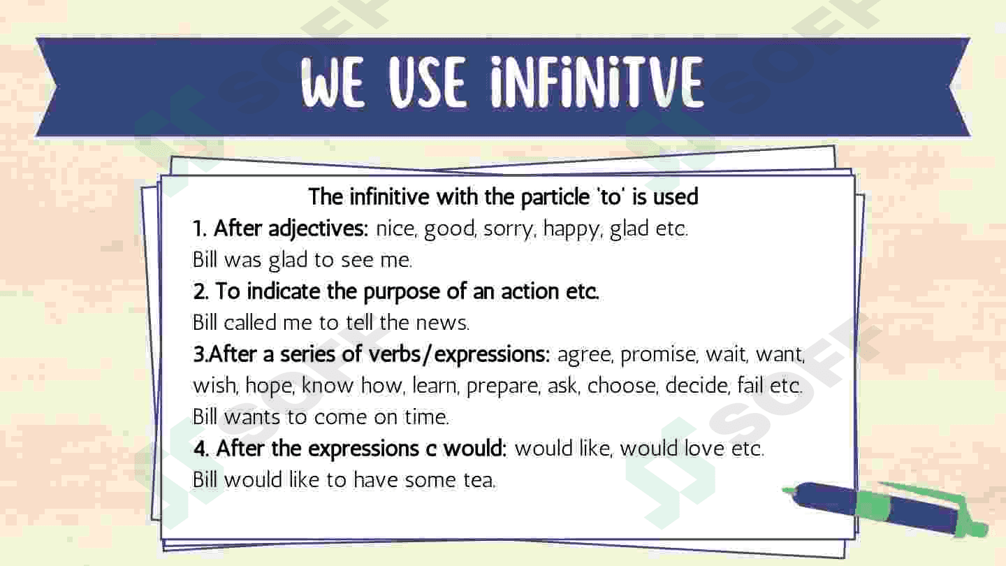 Gerund & Infinitive 6