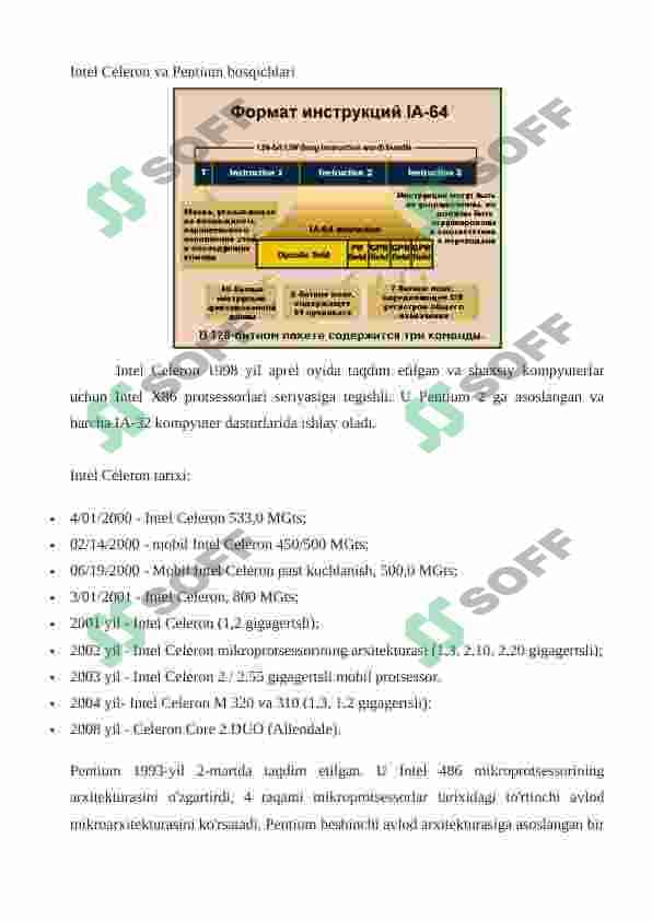 IA-64 protsessorlarining tuzilmalarini ro'yxatga olish. 6