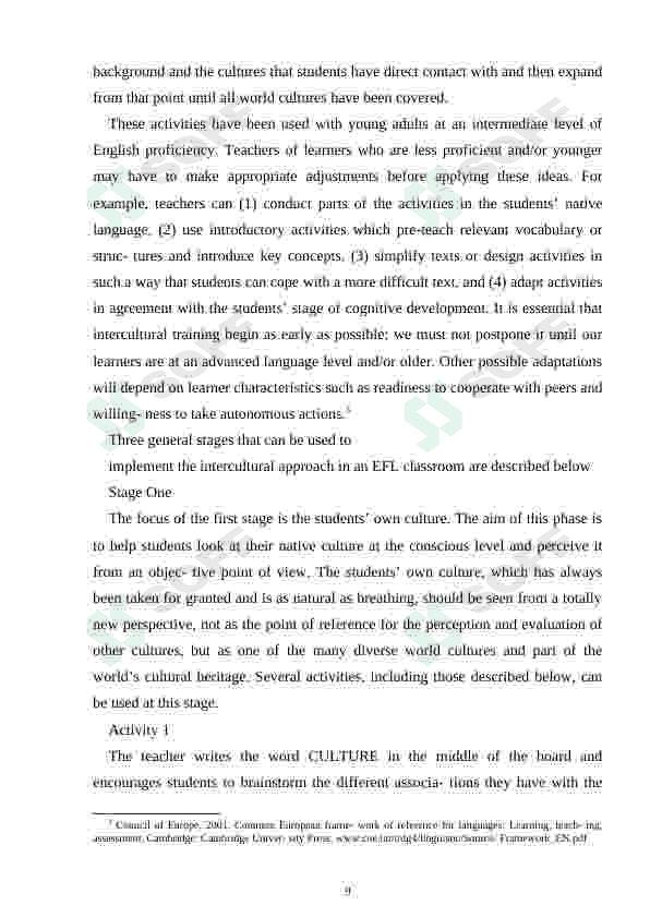 An Intercultural Approach to English Language Teaching 6