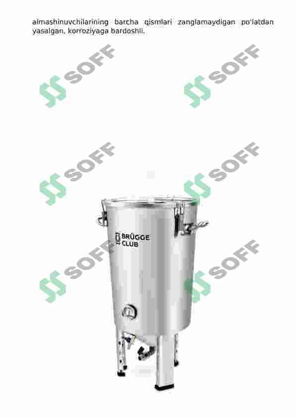 Spirt ishlab chiqarishda Fermentyor apparati 6