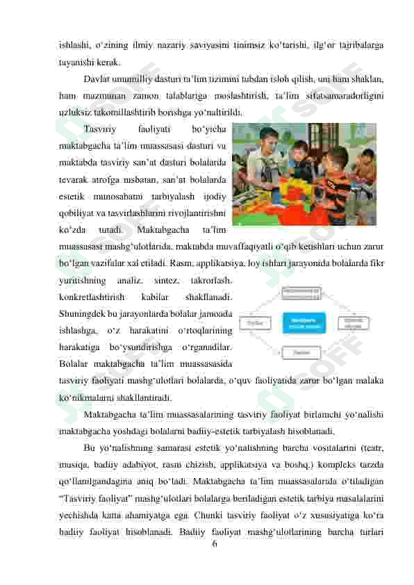Maktabgacha yoshdagi bolalarda tasfiriy faoliyatidagi idrokini rivojlantirish 6