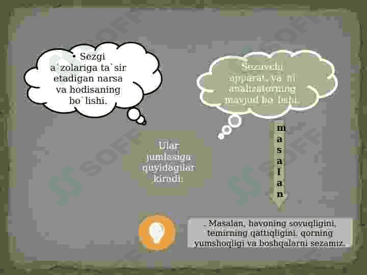 Sezgi va idrokning psixologik mohiyati, fiziologiyasi 6