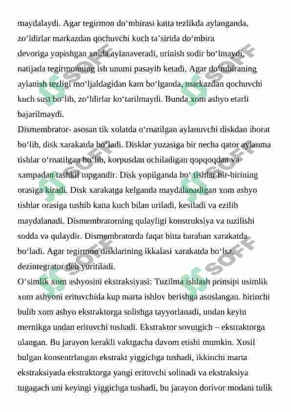 Texnalogik  jarayonlarda  qo’llaniladigan apparatlar turlari 6