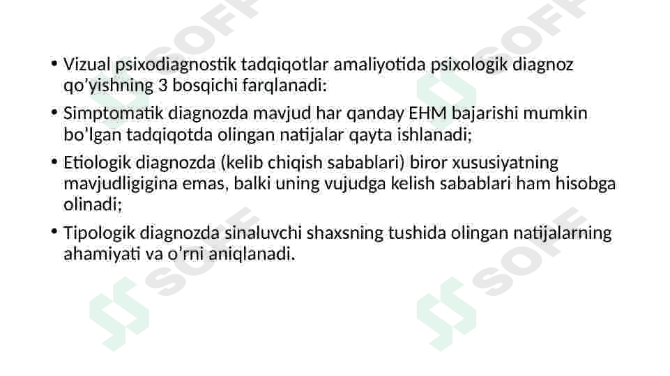 Kasbiy faoliyat psixodiagnostikasi va kasbiy layoqat tashxisi 6