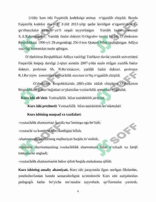 Vositachilik huquqi 6