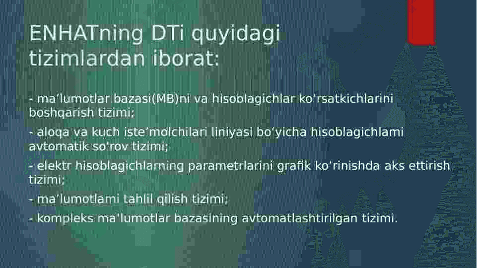 interfeys o'zgartirgichlar  orqali ENHATni tuzish 6