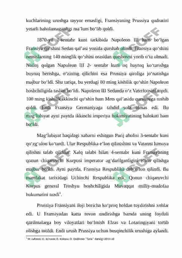 Fransiyada Uchinchi Respublika va 1871-yilgi davlat to'ntarishi 6