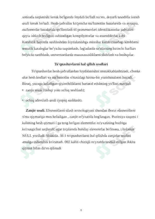 Algoritmlash va ma'lumotlar strukturasi 6
