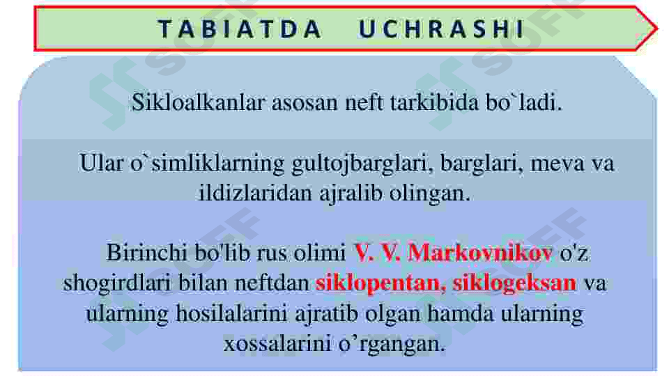 Sikloalkanlar . 6