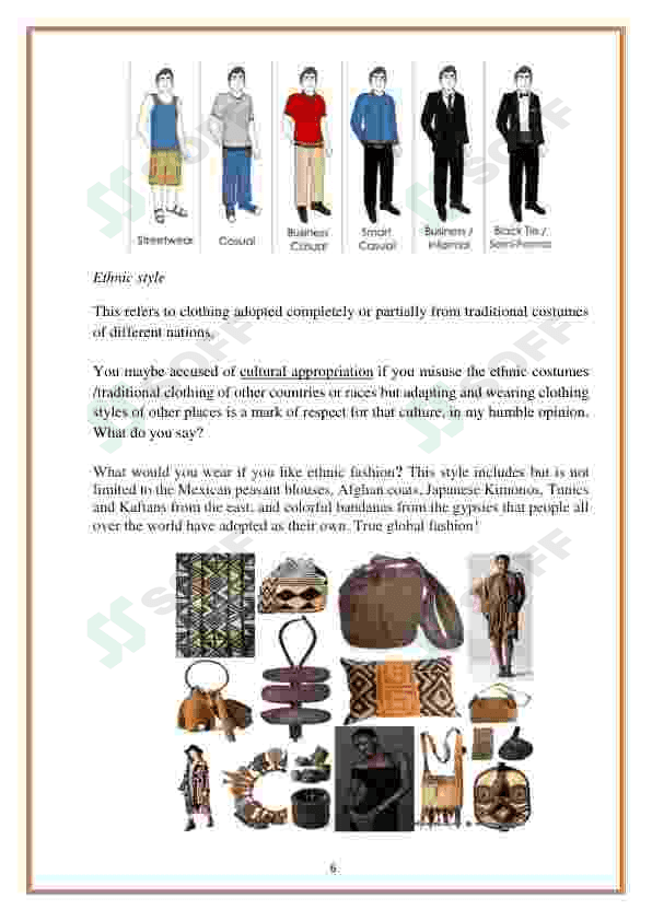 Clothes and fashion 6