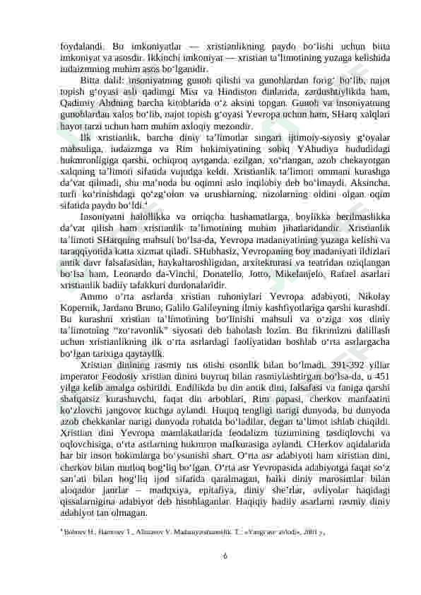 XI-XV ASRLARDA YEVROPA MADANIYATI 6