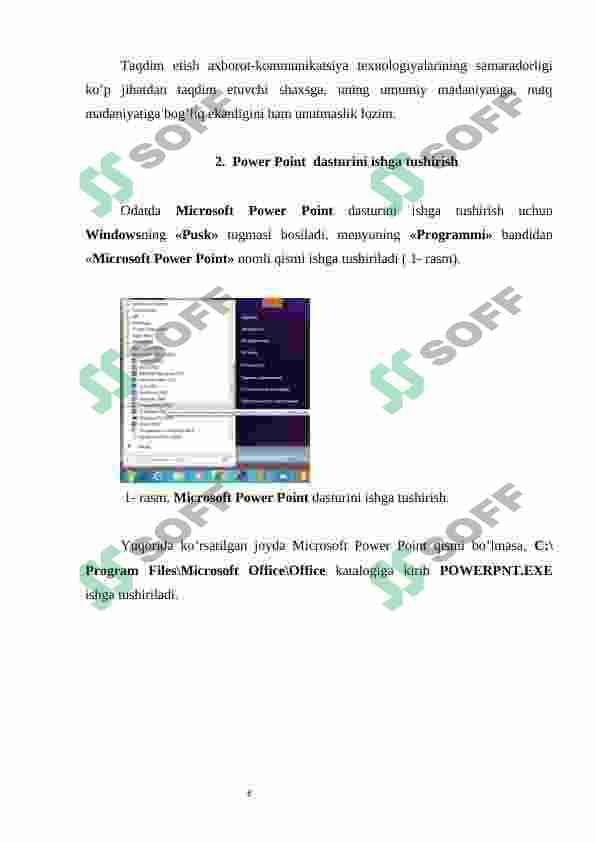 Microsoft PowerPoint 6