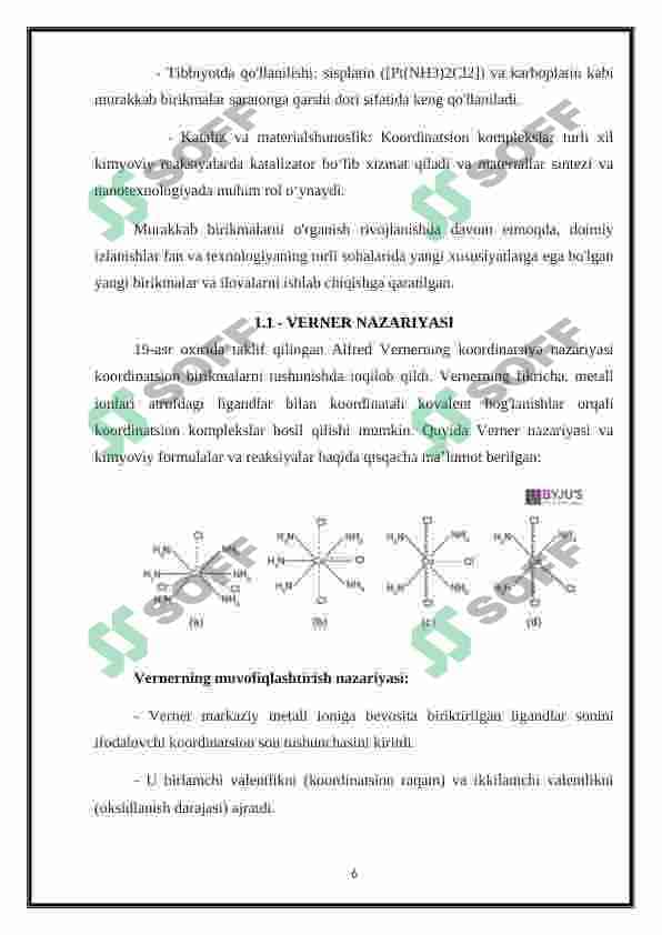 Kompleks birikmlar - biologik faol birikmalar 6