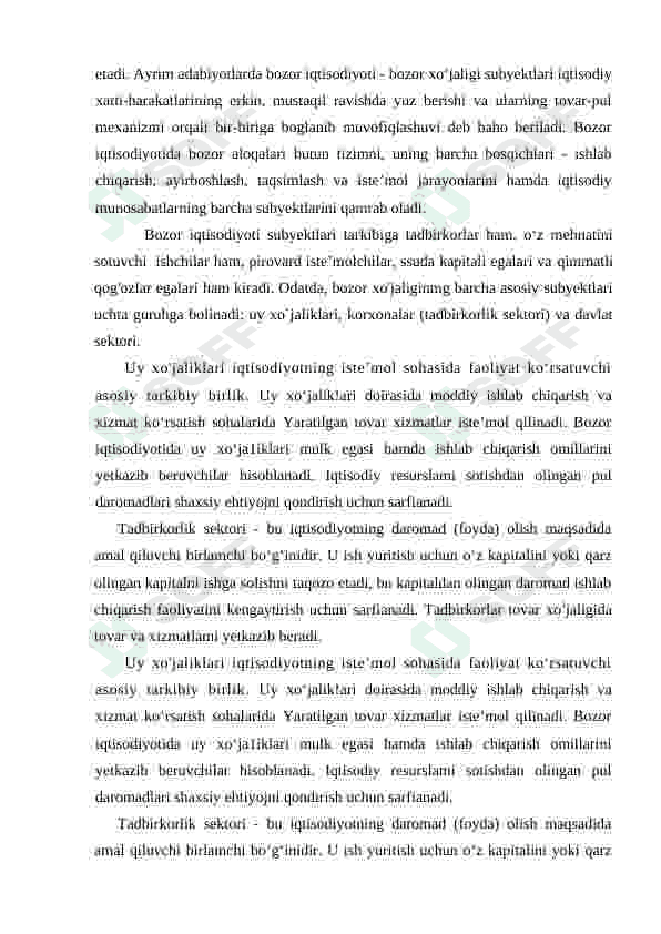 Bozor iqtisodiyotiga o'tish davri, uning xususiyatlari va davomiyligi 6