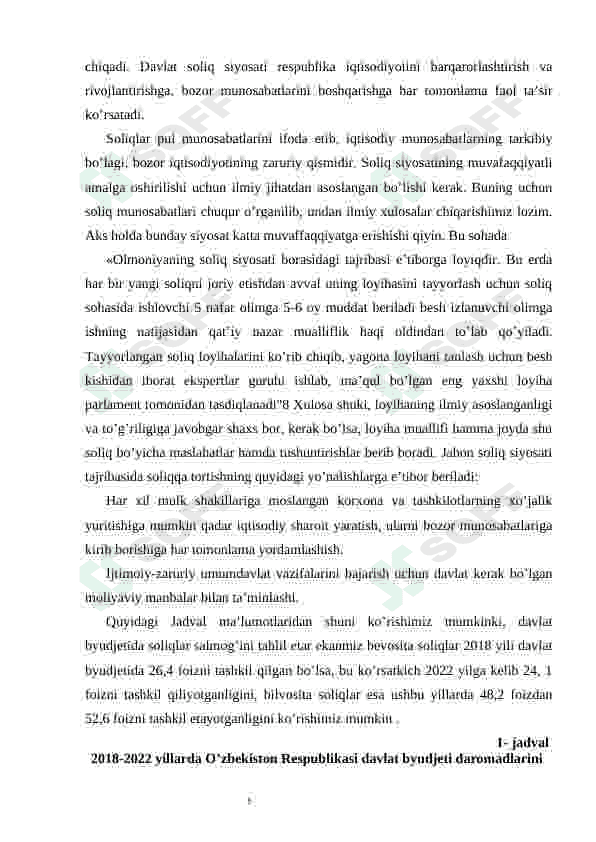 Byudjet-soliq siyosati barqarorligini ta'minlash yo'nalishlari 6