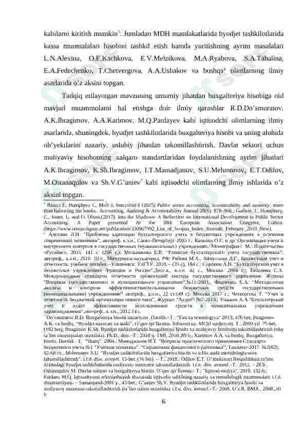 BYUDJET TASHKILOTLARIDA KASSA VA KASSA OPERATSIYALARI 6