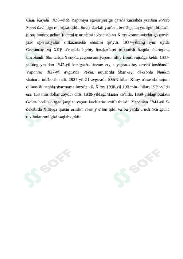 Jahon urushi oralig'ida Osiyo mamlakatlari 6
