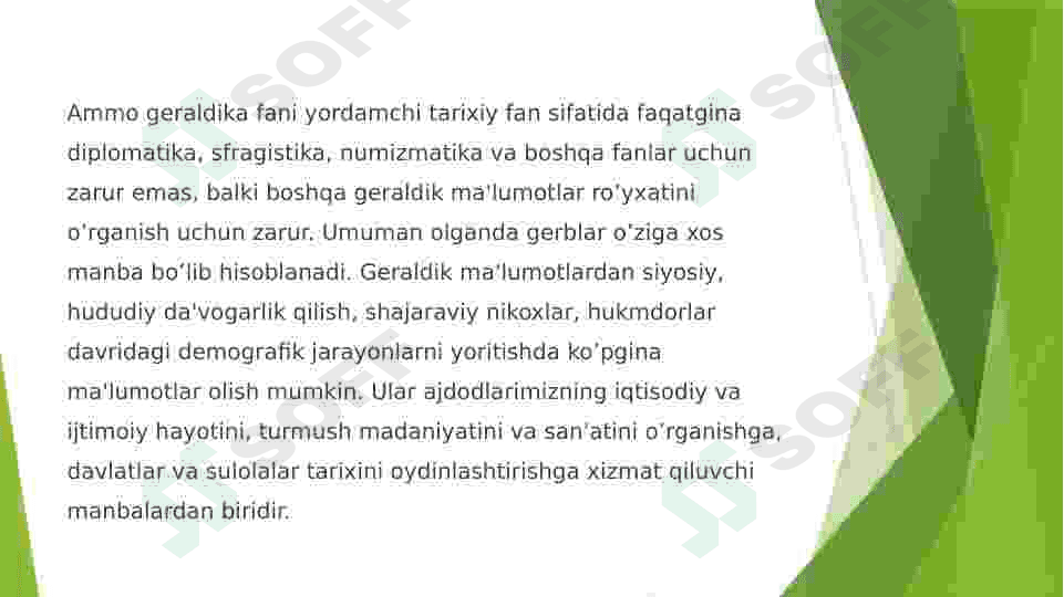 Geraldika. Maxsus tarix fanlari 6