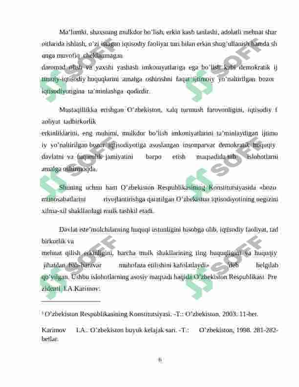 O'zbekistonda jamiyat hayotini erkinlashtirish. 6