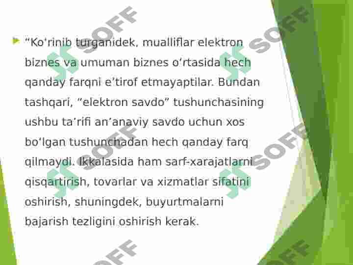 Zamonaviy elektron biznes modellarining qiyosiy tahlili 6