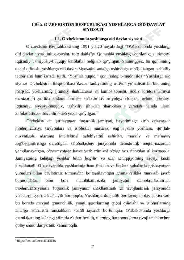 yoshlarni ijtimoiy--pedagogik qo'llab-quvvatlash tizimi 7