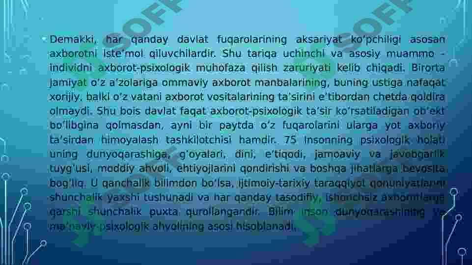 Fuqarolarning psixologik himoyasi 7