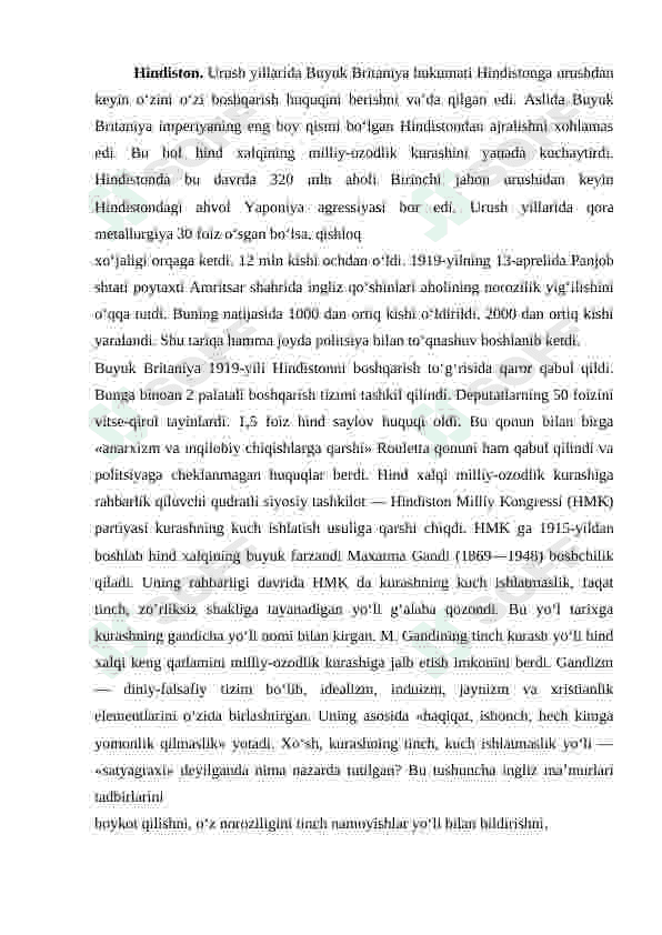 Jahon urushi oralig'ida Osiyo mamlakatlari 7