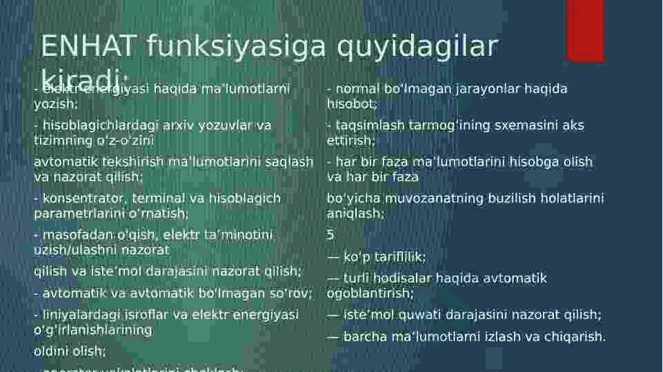interfeys o'zgartirgichlar  orqali ENHATni tuzish 7