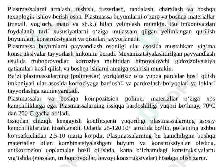 Polimer materiallar 7