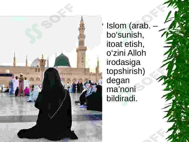 Islom dini 7