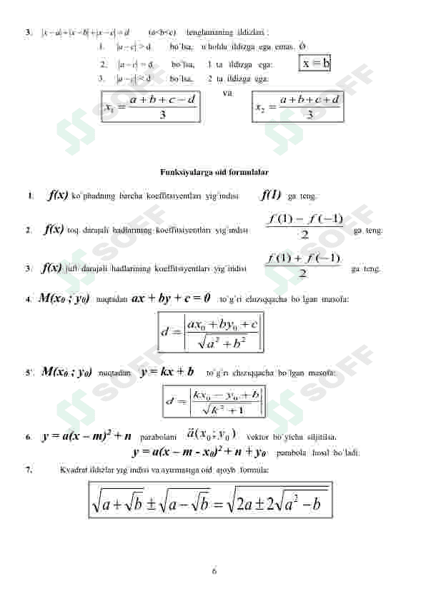 Formulalar kitobii 7