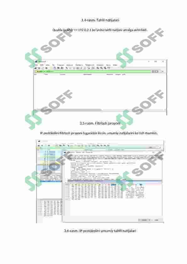 Wireshark ilovasi yordamida IP paketini tahlillash. Sodda autentifikasiyalash usullari 7