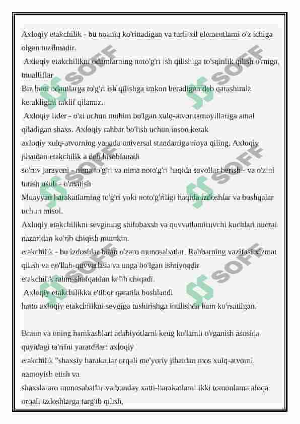 Yetakchilikning shaxsiy xislatlari va ularni rivojlantirish 7