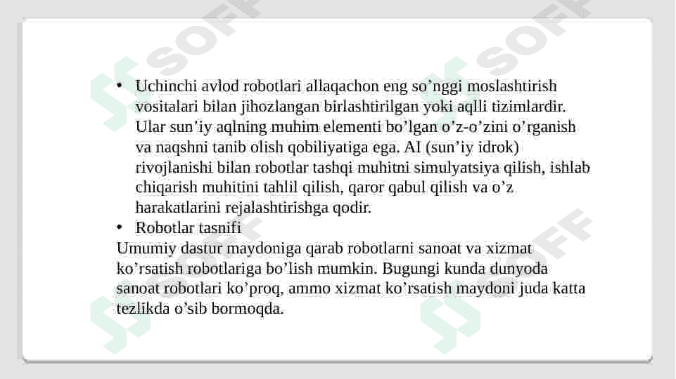 Sanoat robotlarining turlari 7